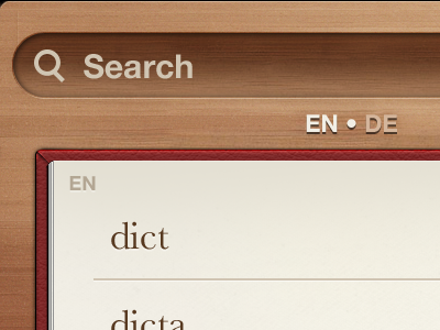 Search Results book dictionary iphone leather paper ui wip wood