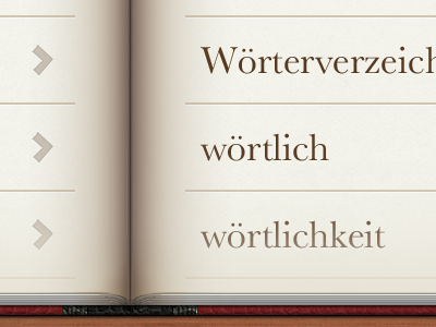 Entire Book book dictionary iphone leather paper ui wip wood
