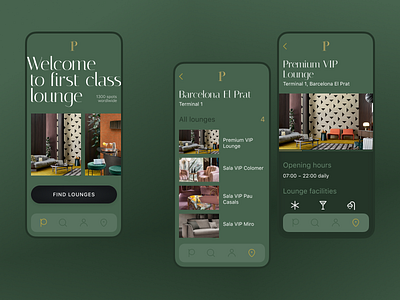 Priority Pass mobile app concept