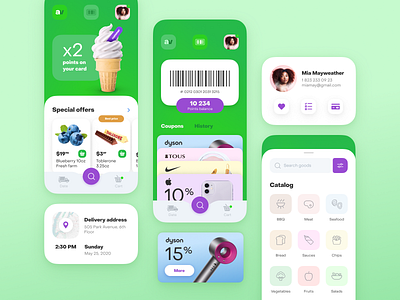 Concept app for grocery ecommerce