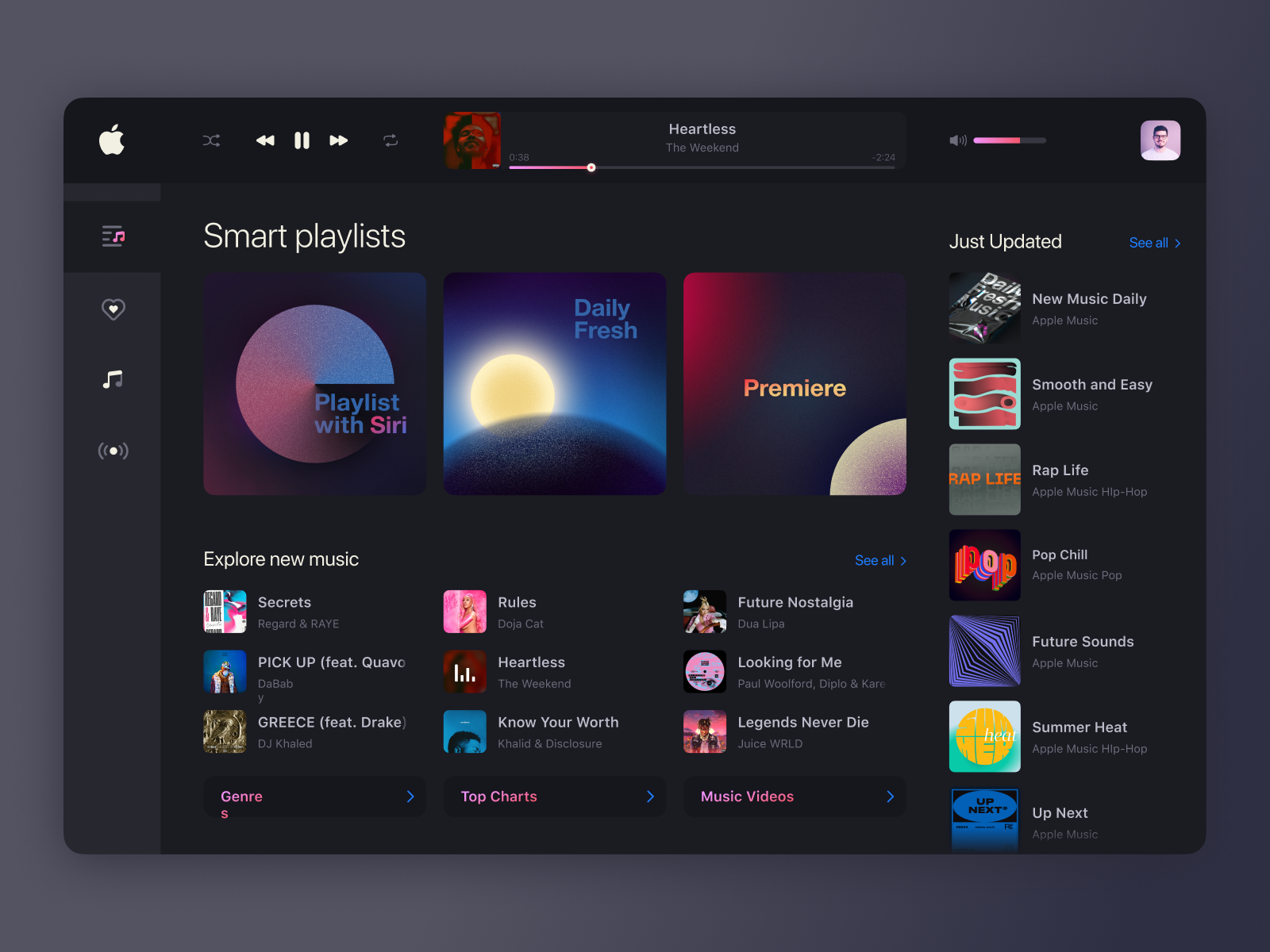 apple music desktop app windows