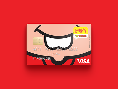 Visa Turma da Mônica - Credit card bank card banking brand design brand identity branding design card card design credit card design credit cards debit card payment methods turma da mônica