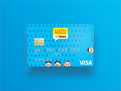 Visa Turma da Mônica - Credit card bank card banking brand design brand identity branding design card card design credit card design credit cards debit card payment methods turma da monica turma da mônica