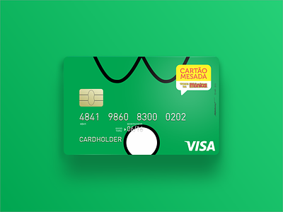 Visa Turma da Mônica - Credit card bank card banking brand design brand identity card design credit card design credit cards debit card payment methods turma da monica