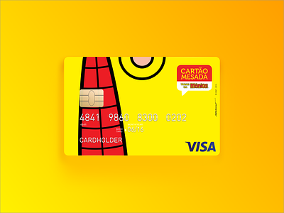 Visa Turma da Mônica - Credit card bank card banking brand design brand identity card design credit cards debit card payment methods turma da monica