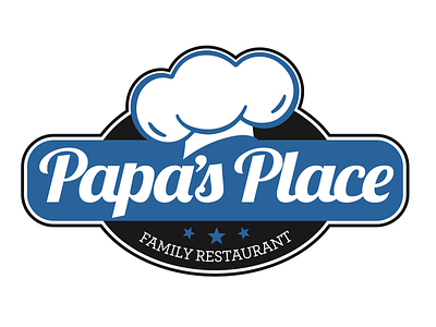 Papa's Place Logo deisgn logo