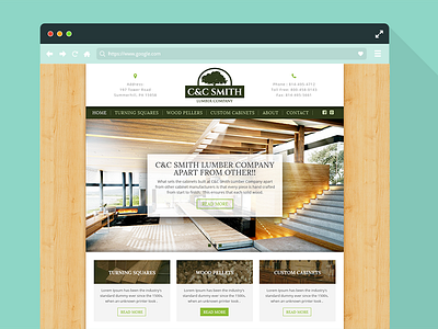 Simple theme for lumber company design lumber psd web design wordpress
