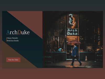ArchDuke design figma landing minimal ux web website