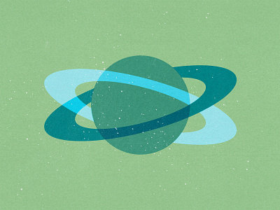 Saturn II illustration saturn simple planet texture two rings
