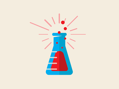 Make It beaker blue make cool shit make things particles red science science matters