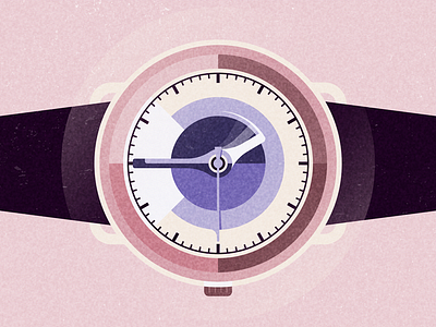 Time Change color geometry illustrator line photoshop pink purple spring forward time change