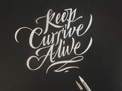 Keep cursive alive