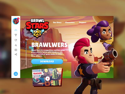 Brawl Star Portal redesign