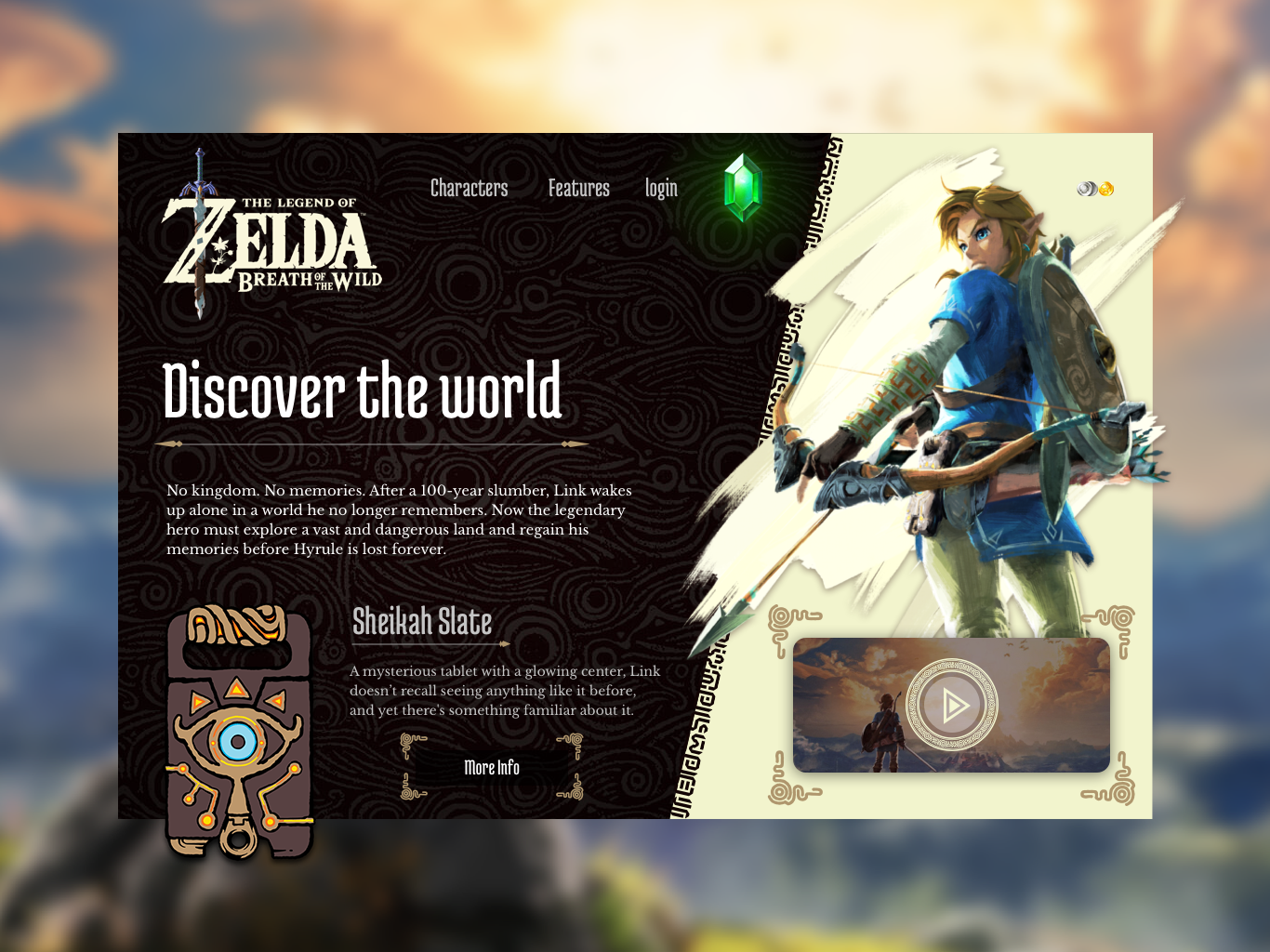 zelda breath of the wild game design document