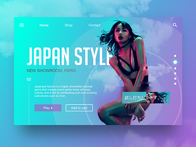 Japan style app japan ui ux web web design