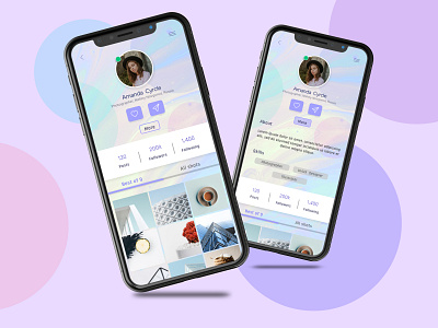 Daily UI 006 - User Profile Design daily 100 challenge design figma ios iphone x user interface