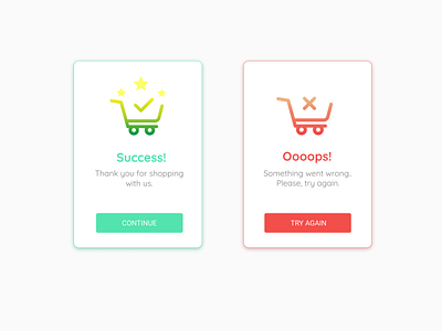 Daily UI 011 - Flash Message 100 daily ui design figmadesign flash message shopping app simple