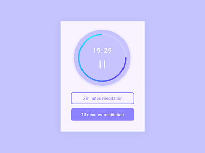 Daily UI #014 - Countdown Timer 014 100 daily ui clean design figmadesign timer app