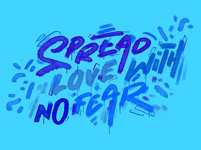 Spread love with no fear art for sell challenging times covid custom goods fight for your rights healthcare merchandising motivational quote no fear share happiness shop online spread love teepublic typography wealth
