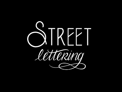 Street Lettering calligraphy handcraft handwriting lettering letters lettrage street type typography