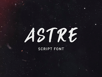 Astre - New font