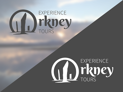 Logo design for Orkney touring company design graphic logo orkney tourism