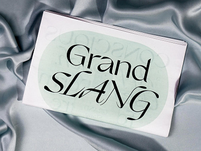 Grand Slang Typeface