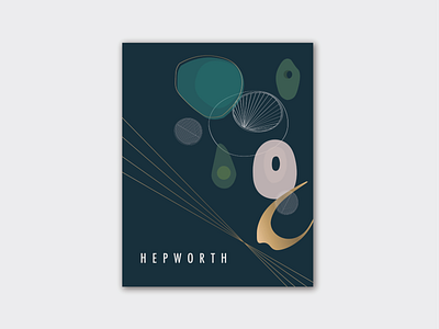 A design exhibition poster for Barbara Hepworth app brand branding clean design flat graphic design icon icons identity illustration illustrator ios logo minimal typography ui ux vector website