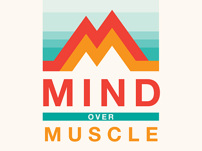 Mind over Muscle brand and identity climb design logo logodesign sports sports brand sports identity vector