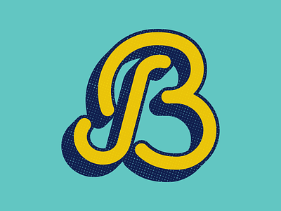 B-3 brand and identity design logo logodesign typography vector