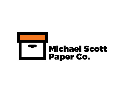 Michael Scott Paper Company brand brand design branding design graphic design icon illustration logo logo design typography vector