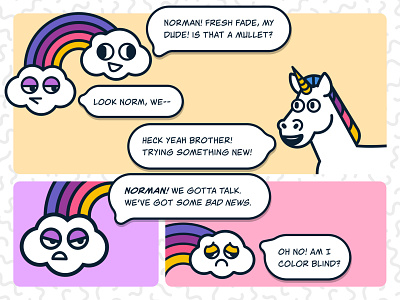 ✨ Normcorn ✨ Episode 1 ✨ clean comic illustration normcorn normcorn unicorn