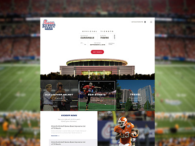 Kickoff Homepage