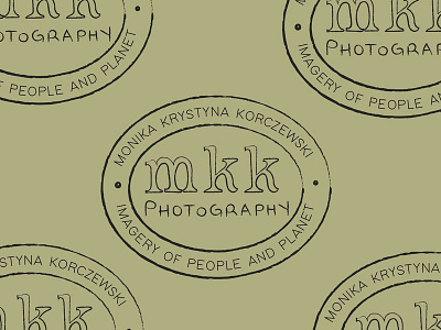 Brand Stamp MKK Photography branding design illustration logo typogaphy
