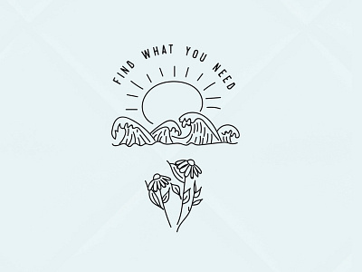 Find What You Need design illustration typography