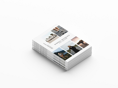 Nordic Retreats - Packing Booklet branding design layout