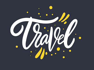Travel adventure design holiday illustration lettering phrase sketch summer symbol travel typography vector white word