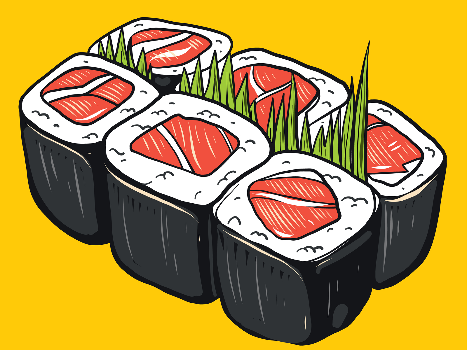 Japan Food <b>Sushi</b> designed by Ilya Octyabr. 