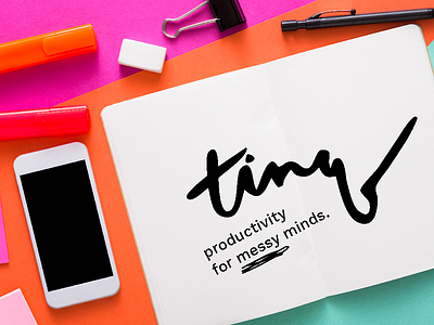 Logo + Visual Identity — Tinq Concept Productivity App