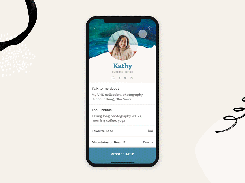 Starcity Member App - Profile Animation