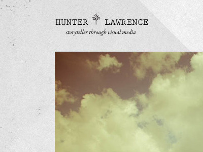 Hunter Lawrence branding design website