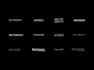 MUTEMATH / Identities art direction branding graphic design logo mcnair haus mmlp5 mutemath play dead typography