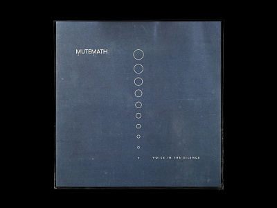 MUTEMATH / Voice In The Silence anyonereadingthese art direction color creative direction design justchecking minimal mutemath paul meany texture typography vinyl