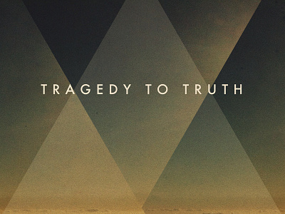 Tragedy to Truth book design dbln co design direction futura