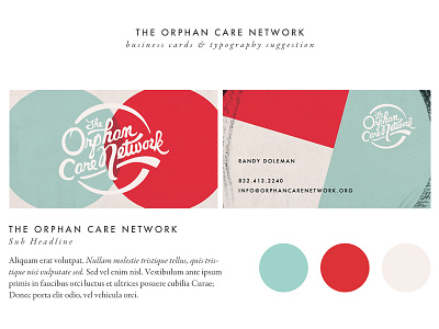 Further Color Exploration branding dbln design direction handwritten logo orphan care network