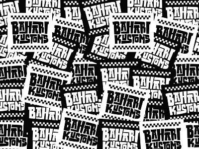 Sticker for Bahari Kustoms