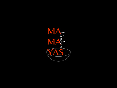 Mamayas Kitchen branding design food and beverage logo typography