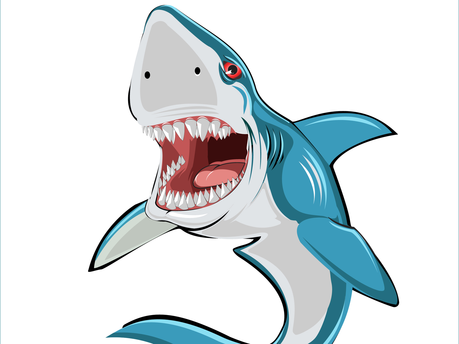 Angry Shark by Gizmo Studio on Dribbble