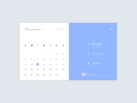 Calendar Concept Design by liricooo🐙 on Dribbble