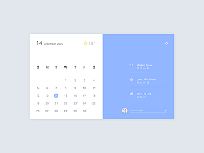 Calendar Concept Design 